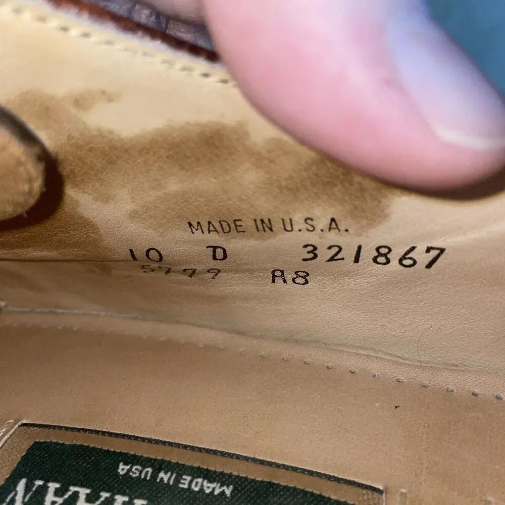 Cole Haan Men’s Saddle Oxfords Size 10 D Brown Leather Going Out Party Fun